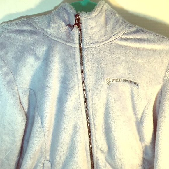 Free Country Jackets & Blazers - Free Country Cute Light Blue Full Zip Jacktet!